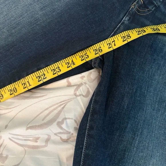 Lucky Brand Mid Rise Skinny Ava Jeans Raw Hem Size 14 - Picture 10 of 11